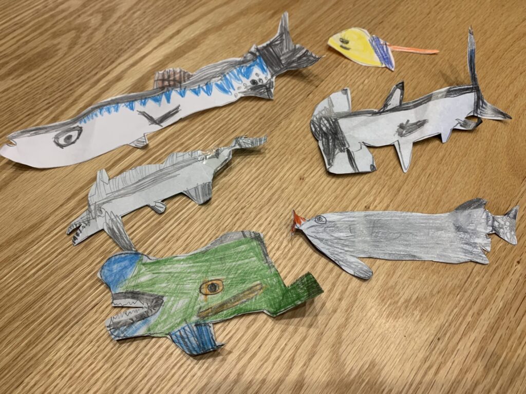 魚の工作