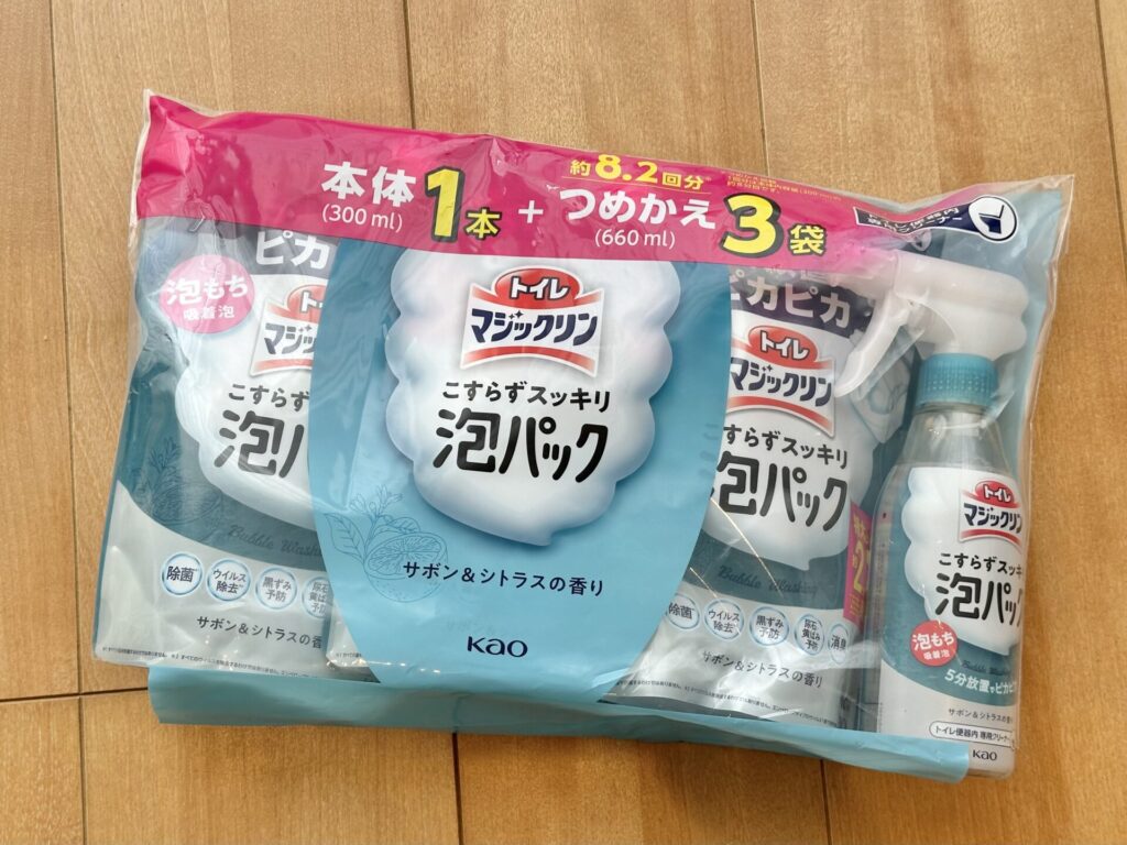 トイレマジックリンこすらずスッキリ泡パック