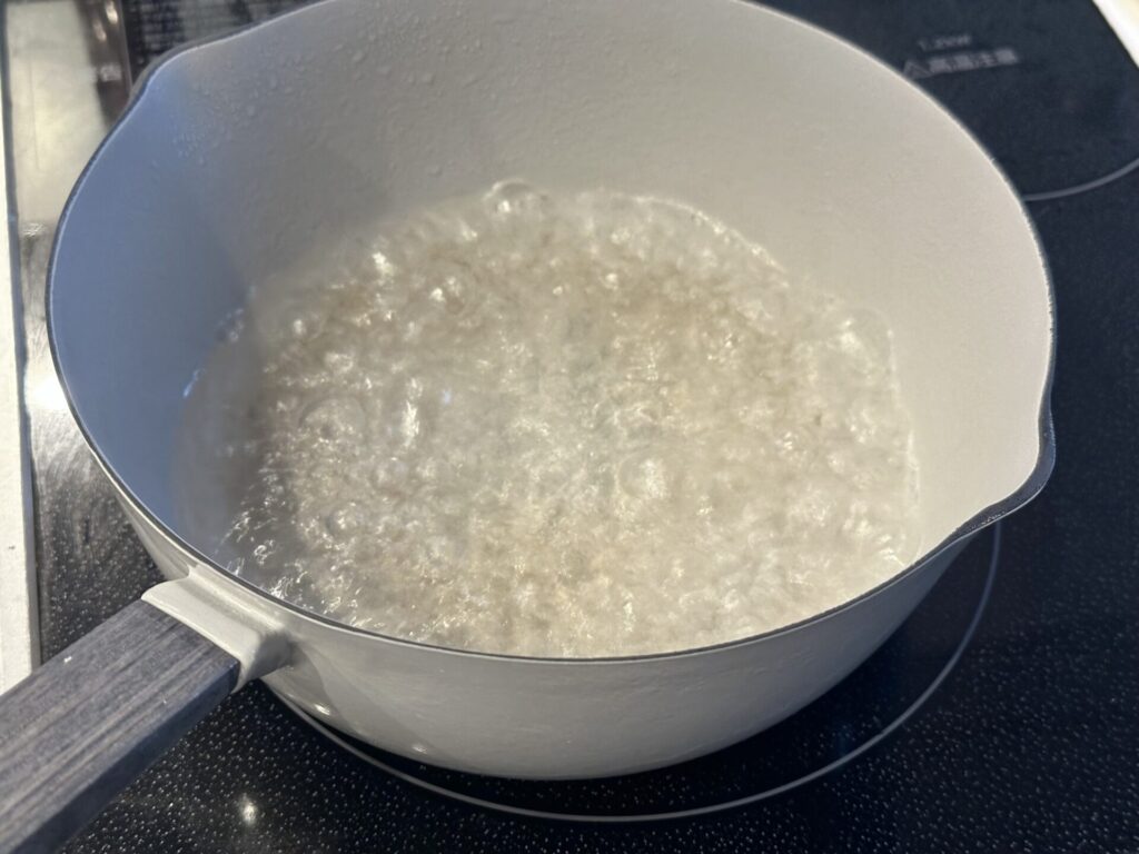 ユキヒラの焦げ落とし